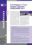 Les drogues à 17 ans : analyse régionale d’Escapad 2011
