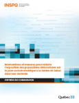 Interventions et mesures pour réduire l’exposition des populations défavorisées sur le plan socioéconomique à la fumée de tabac dans leur domicile