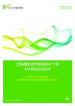 L’enregistrement TDI en Belgique. Rapport annuel, année d’enregistrement 2018