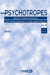 PSYCHOTROPES, Vol 29 n°1 - 2023/1 - Varia