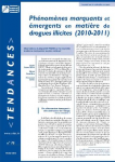 Tendances, N°78 - Février 2012 - Phénomènes marquants et émergents en matière de drogues illicites (2010-2011)