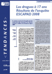 Les drogues à 17 ans - Résultats de l’enquête ESCAPAD 2008