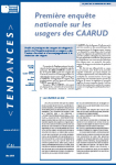 Tendances, N°61 - Mai 2008 - Première enquête nationale sur les usagers des CAARUD