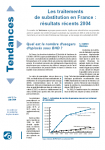 Tendances, N°37 - Juin 2004 - Les traitements de substitution en France : résultats récents 2004