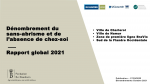 Dénombrement du sans-abrisme et de l'absence de chez-soi. Rapport global 2021