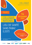Colloque national. Lieu de santé sans tabac (LSST)