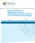 Facteurs d’influence et implications de la forte consommation épisodique d’alcool chez les étudiants postsecondaires